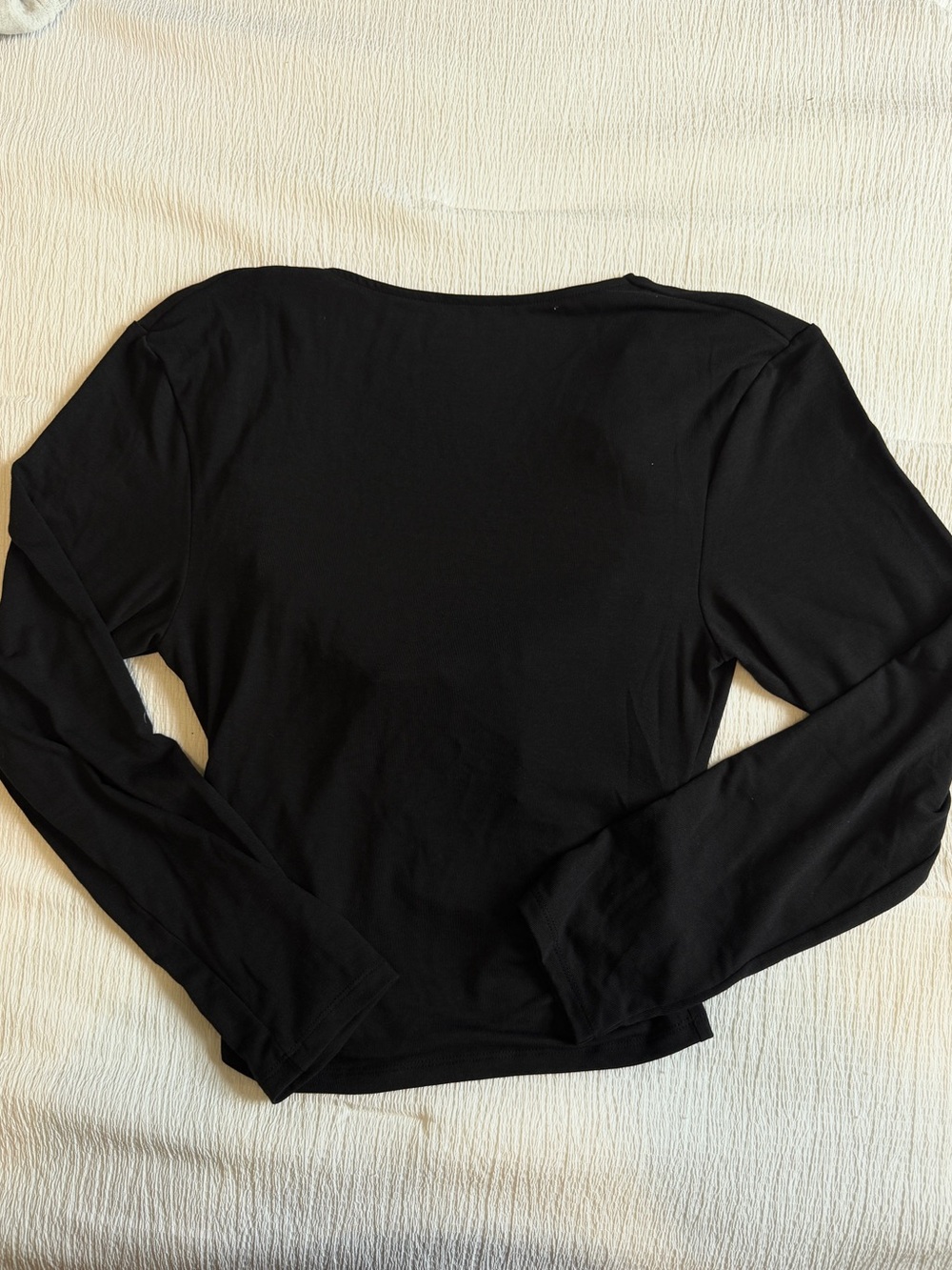 Boatneck Open Back long sleeve